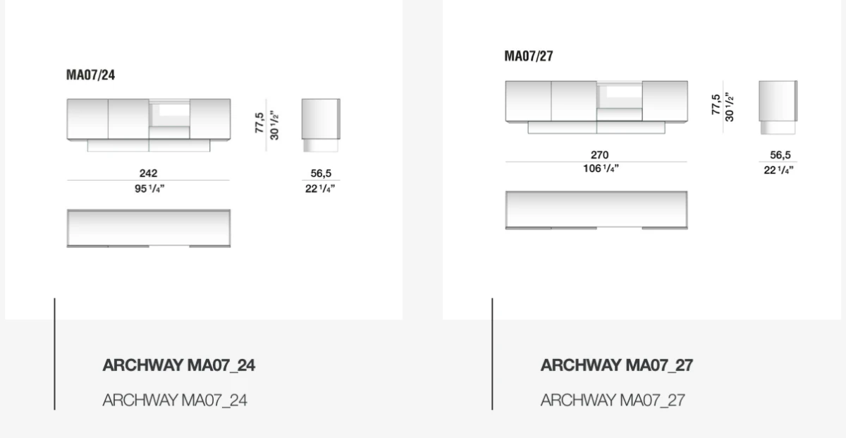 dimensions-archway